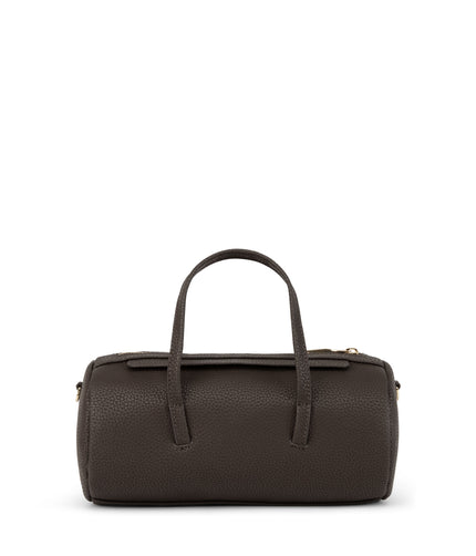 INES Vegan Barrel Bag - Purity | Color: Brown - variant::truffle