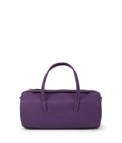 INES Vegan Barrel Bag - Purity | Color: Purple - variant::violet