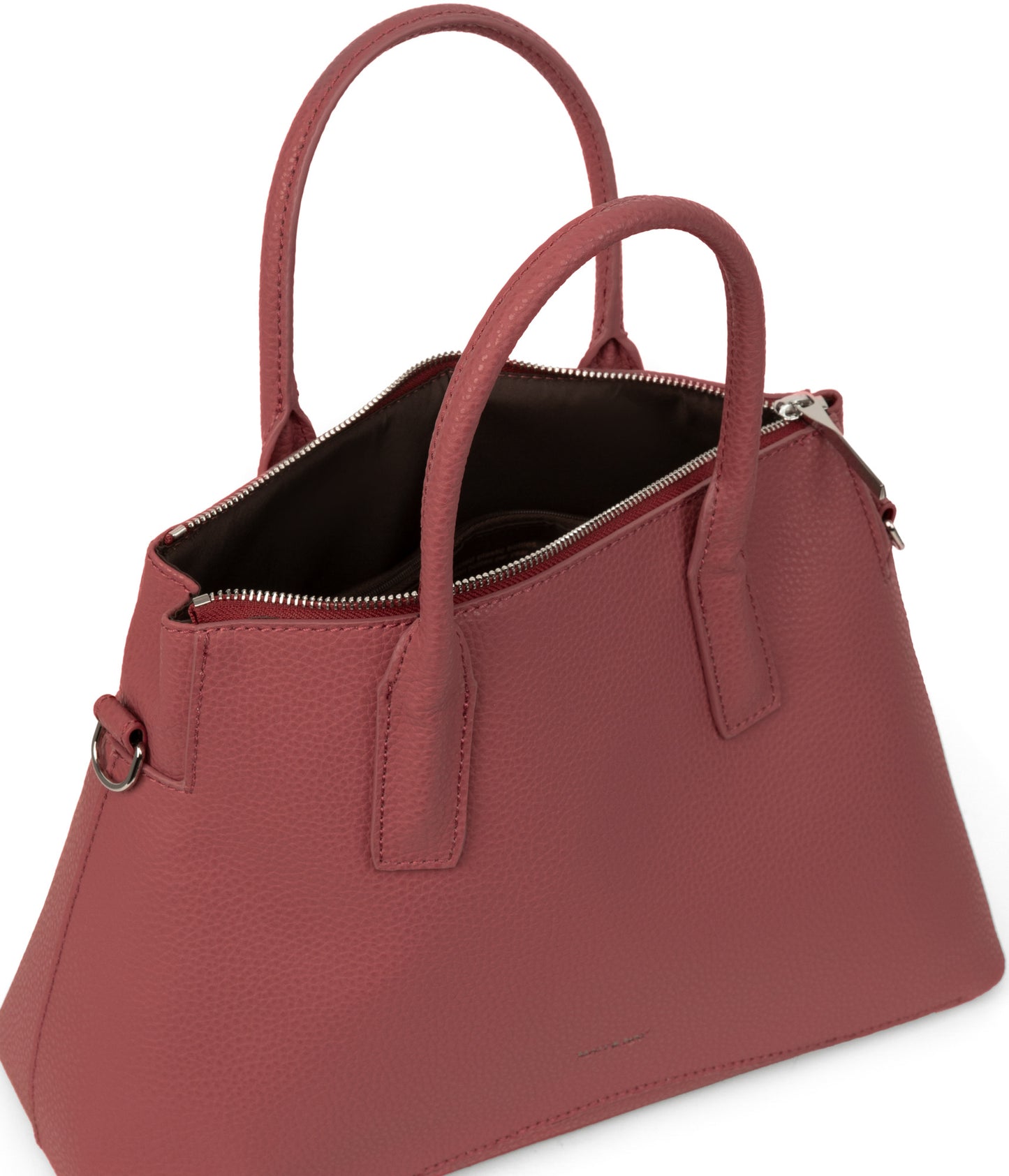 NEVADA Vegan Satchel - Purity | Color: Red - variant::lychee