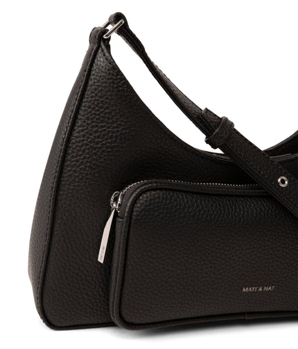 PALM Vegan Crossbody Bag - Purity| Color: Black - variant::black