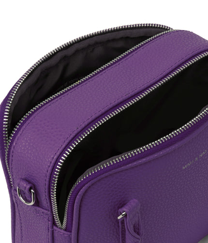 SABBI Small Vegan Satchel - Purity | Color: Purple - variant::violet