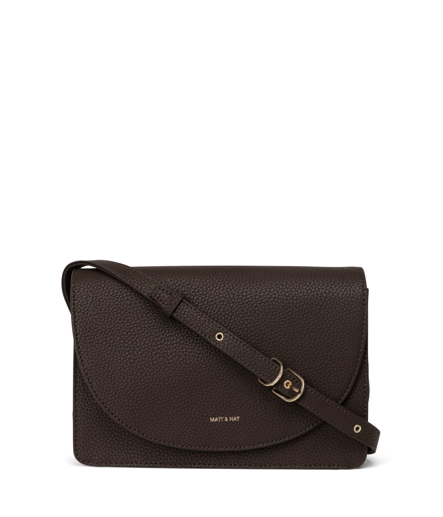 SOFI Vegan Crossbody Bag - Purity | Color: Brown - variant::truffle