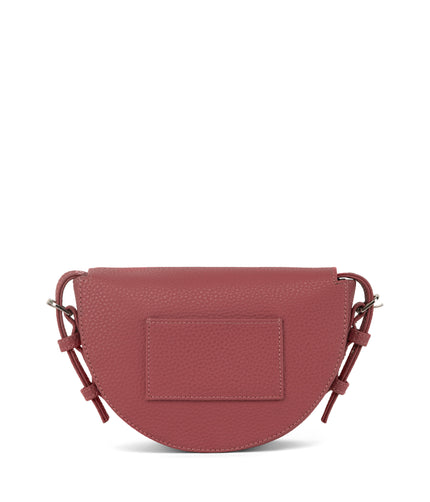 TWILL Vegan Saddle Bag - Purity | Color: Red - variant::lychee