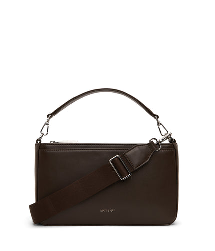 FENNE Vegan Convertible Crossbody Bag - Sol | Color: Brown - variant::espresso
