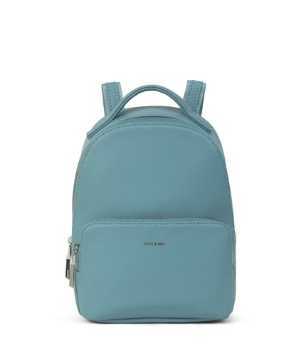 CAROSM Small Vegan Backpack - Sol | Color: Blue - variant::canal
