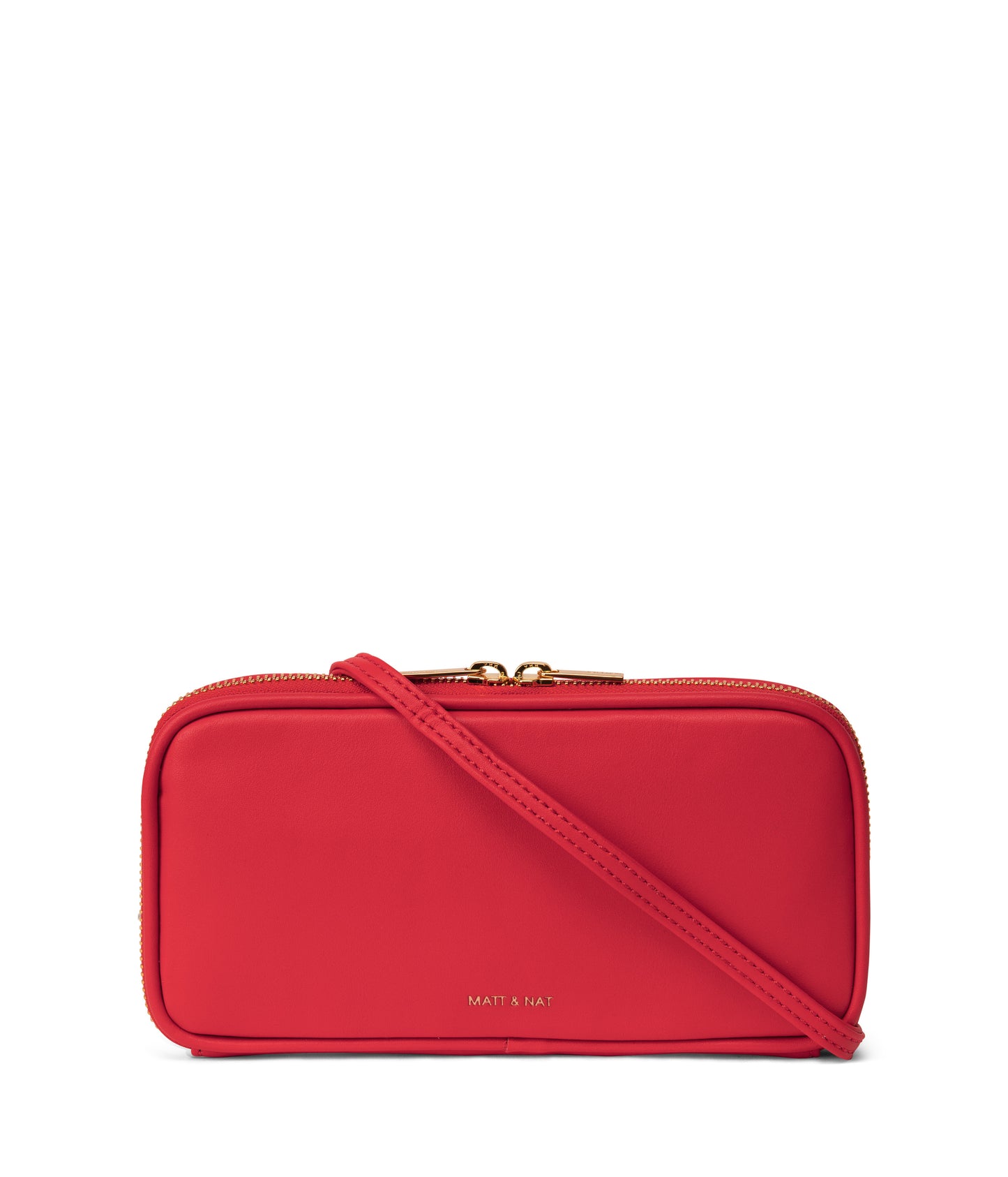 OLIV Vegan Crossbody Wallet - Sol | Color: Red - variant::sorbet