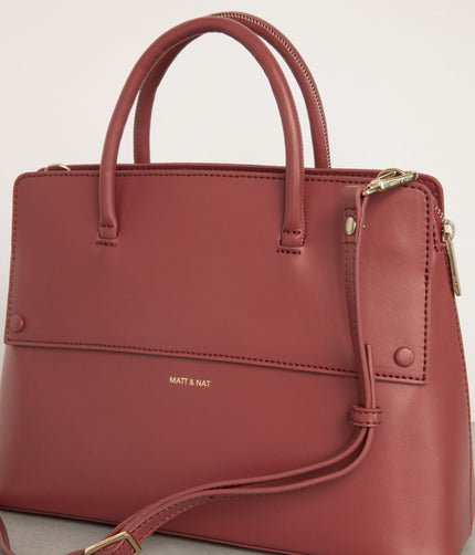 SILVA Vegan Satchel - UPPEAL™ | Color: Red - variant::charm