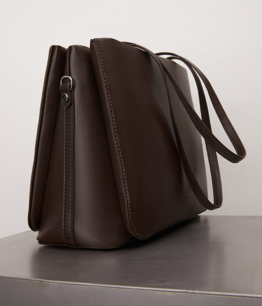 MAIA Vegan Tote Bag - UPPEAL™ | Color: Brown - variant::cord