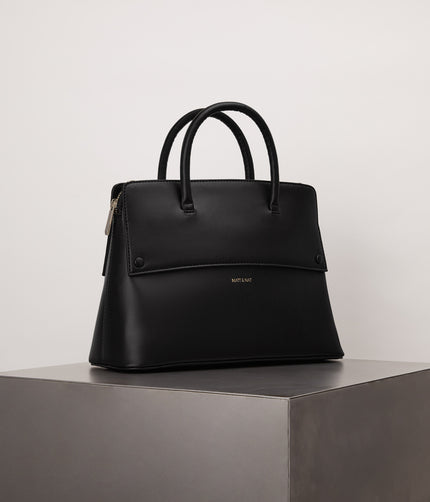 SILVA Vegan Satchel - UPPEAL™ | Color: Black - variant::black