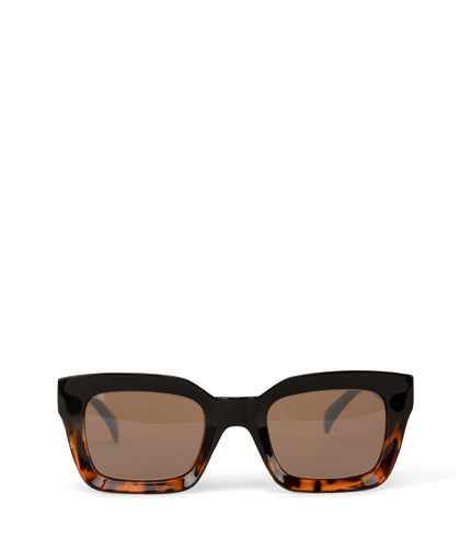 MEHA-2 Recycled Square Sunglasses | Color: Brown - variant::print