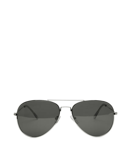 SADIE Metal Aviator Sunglasses | Color: Metallic - variant::silver