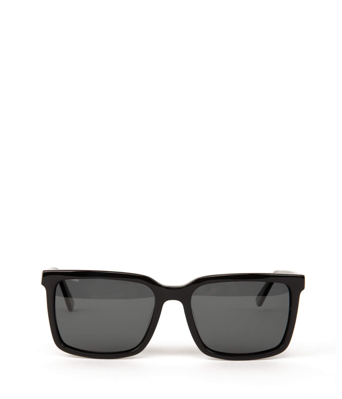 BIDLE-2 Recycled Rectangle Sunglasses | Color: Black - variant::black