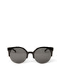 OVERT-2 Recycled Clubmaster Sunglasses | Color: Black - variant::black