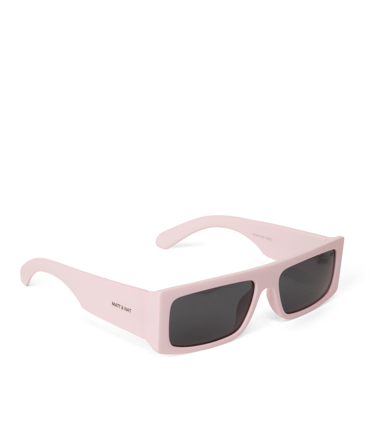 SAWAI-2 Recycled Rectangle Sunglasses | Color: Pink, Grey - variant::lily