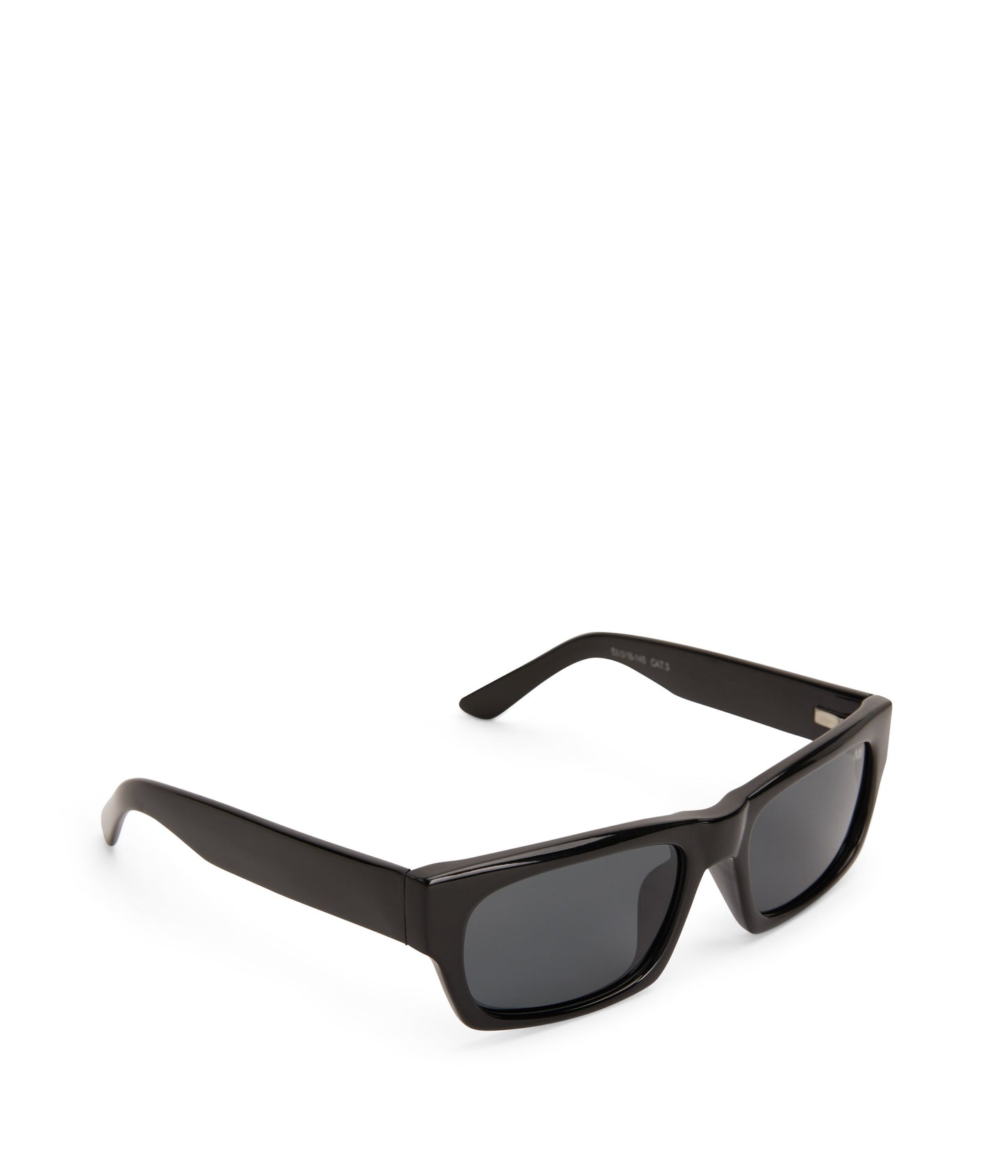 SHIBA Rectangle Sunglasses | Color: Black - variant::smoke