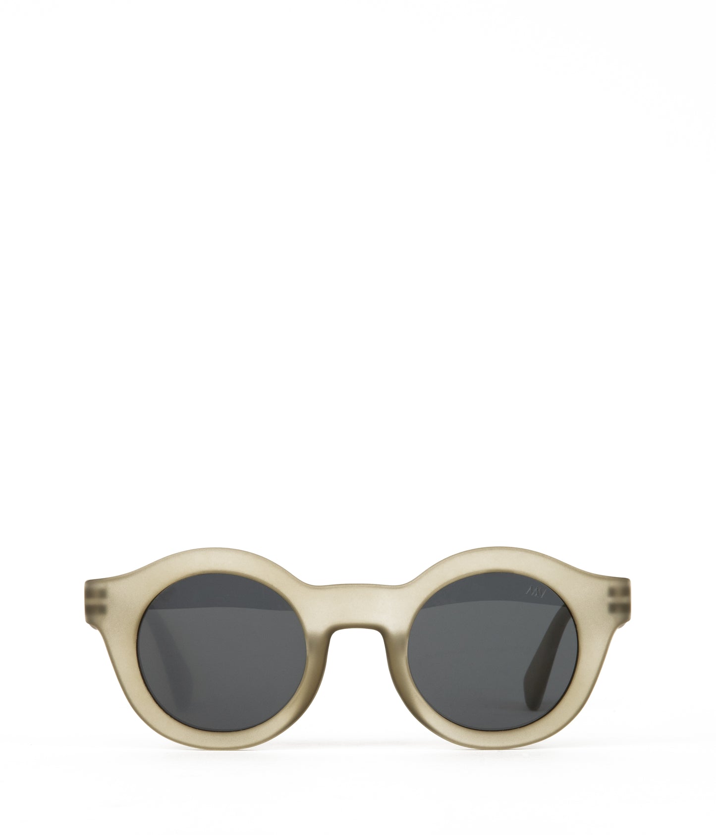 SURIE-2 Recycled Round Sunglasses | Color: Green - variant::olive