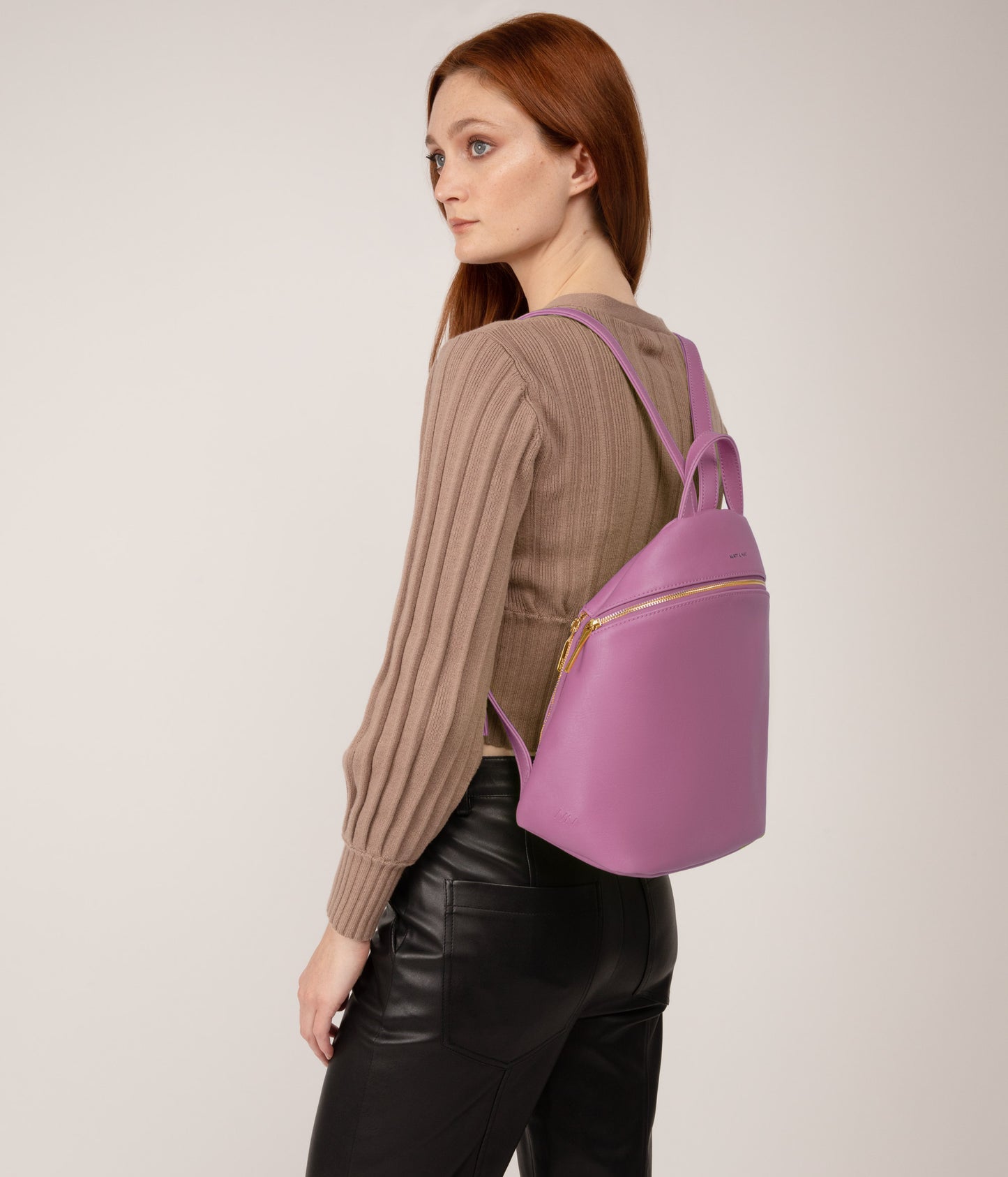 ARIES Vegan Backpack - Vintage | Color: Pink - variant::wisteria