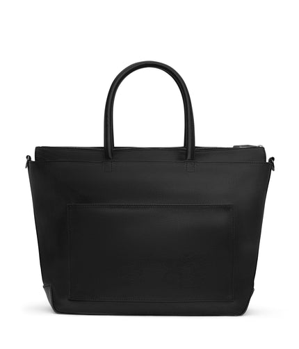 RAYLANMED Vegan Diaper Bag - Vintage | Color: Black - variant::black