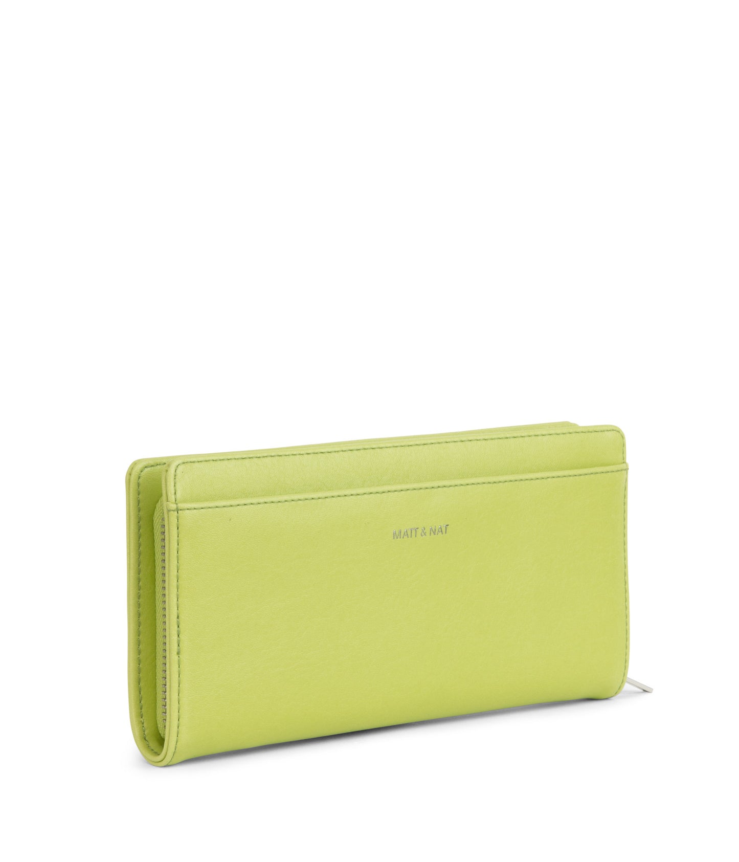 WEBBER Vegan Wallet - Vintage | Color: Green - variant::honeydew