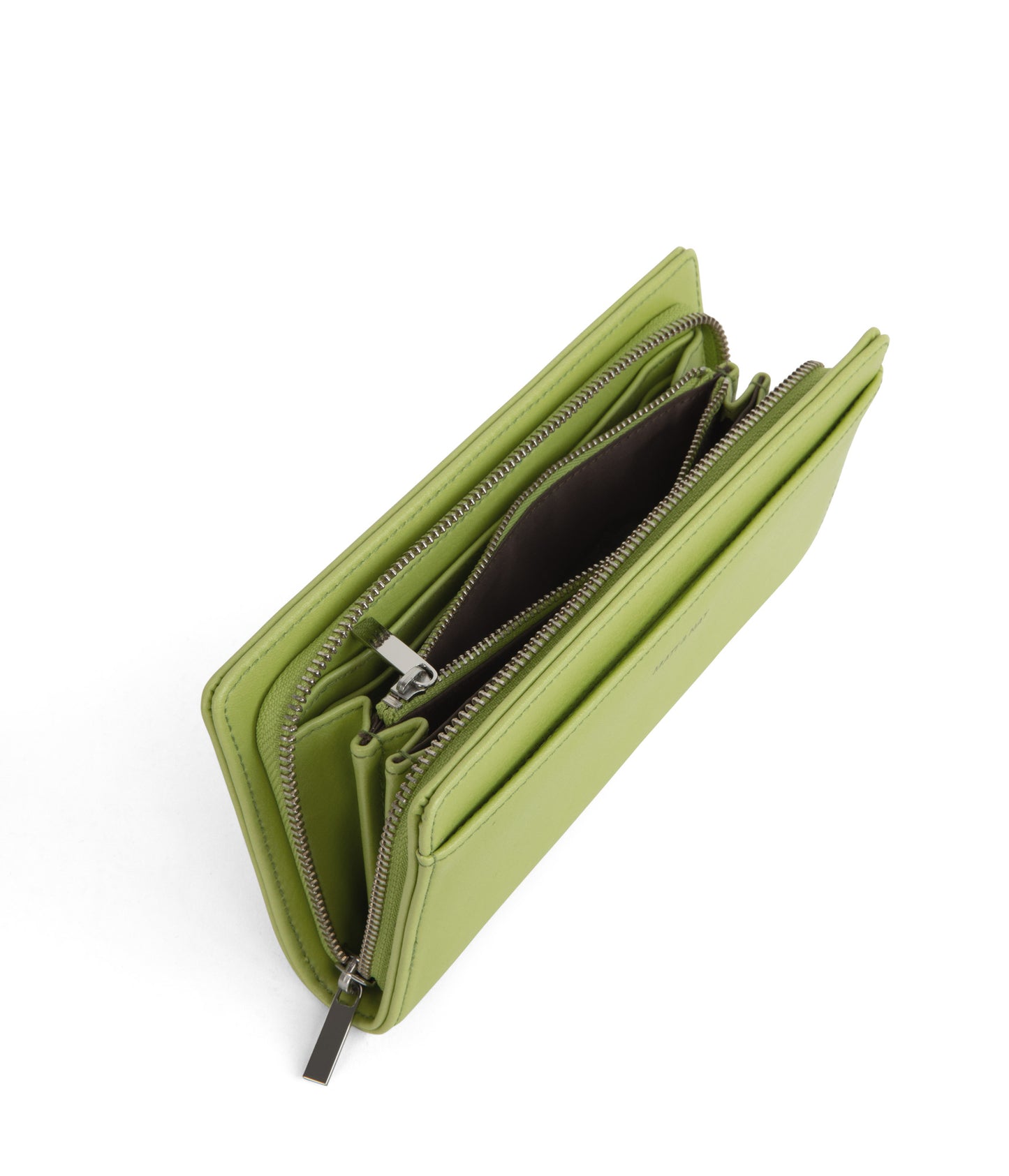 WEBBER Vegan Wallet - Vintage | Color: Green - variant::honeydew