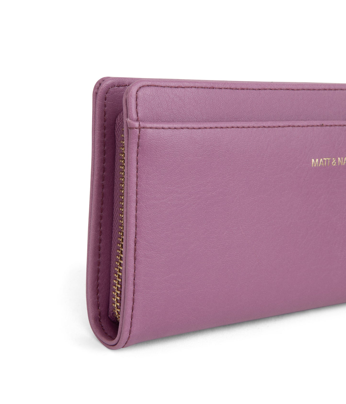 WEBBER Vegan Wallet - Vintage | Color: Pink - variant::wisteria