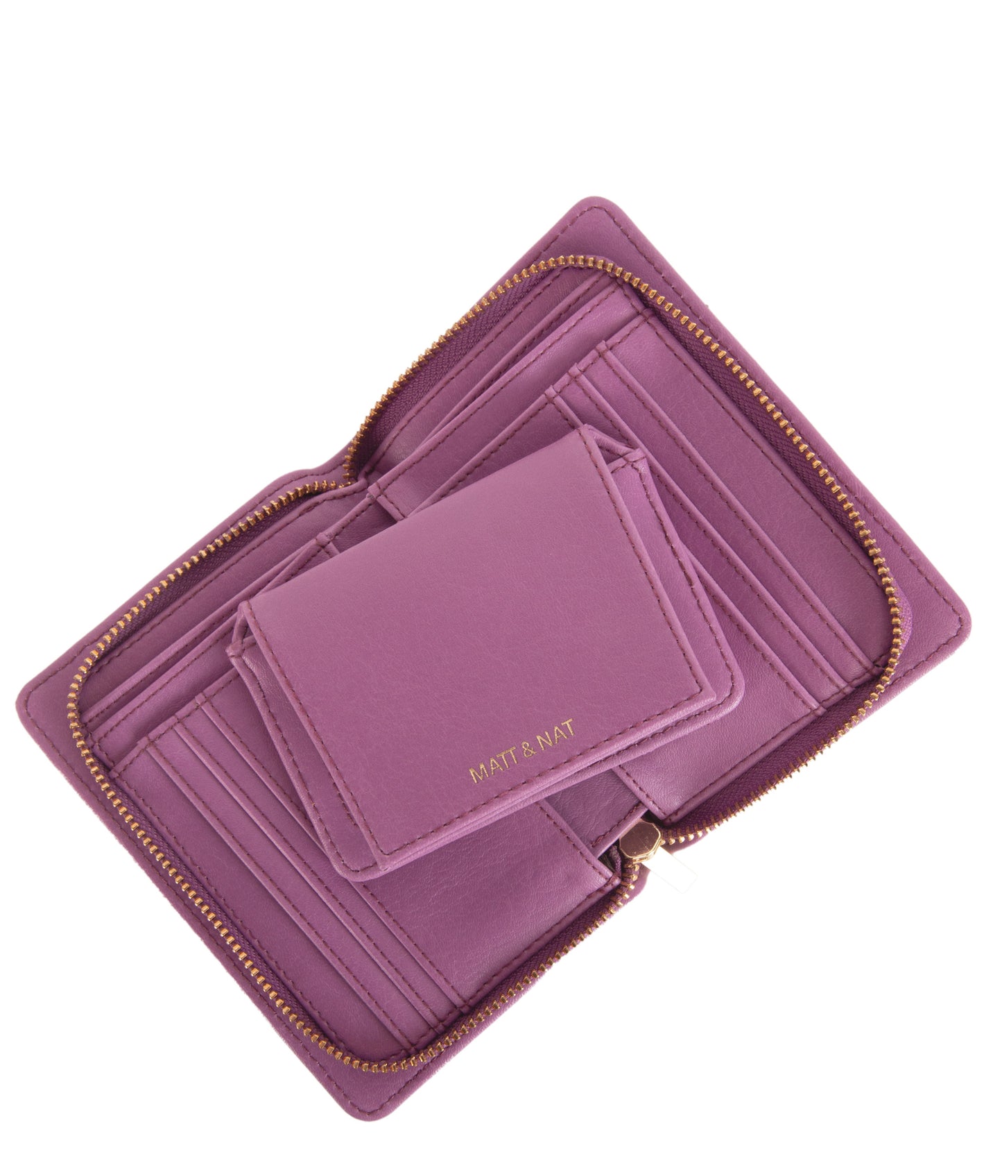 WEBBERSM Small Vegan Wallet - Vintage | Color: Pink - variant::wisteria