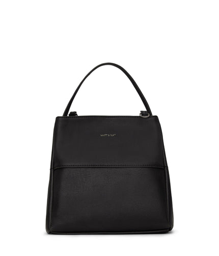 WILLASM Small Vegan Tote Bag - Vintage | Color: Black - variant::black