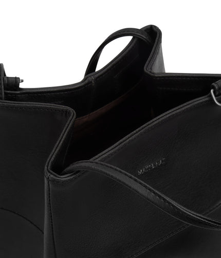 WILLASM Small Vegan Tote Bag - Vintage | Color: Black - variant::black