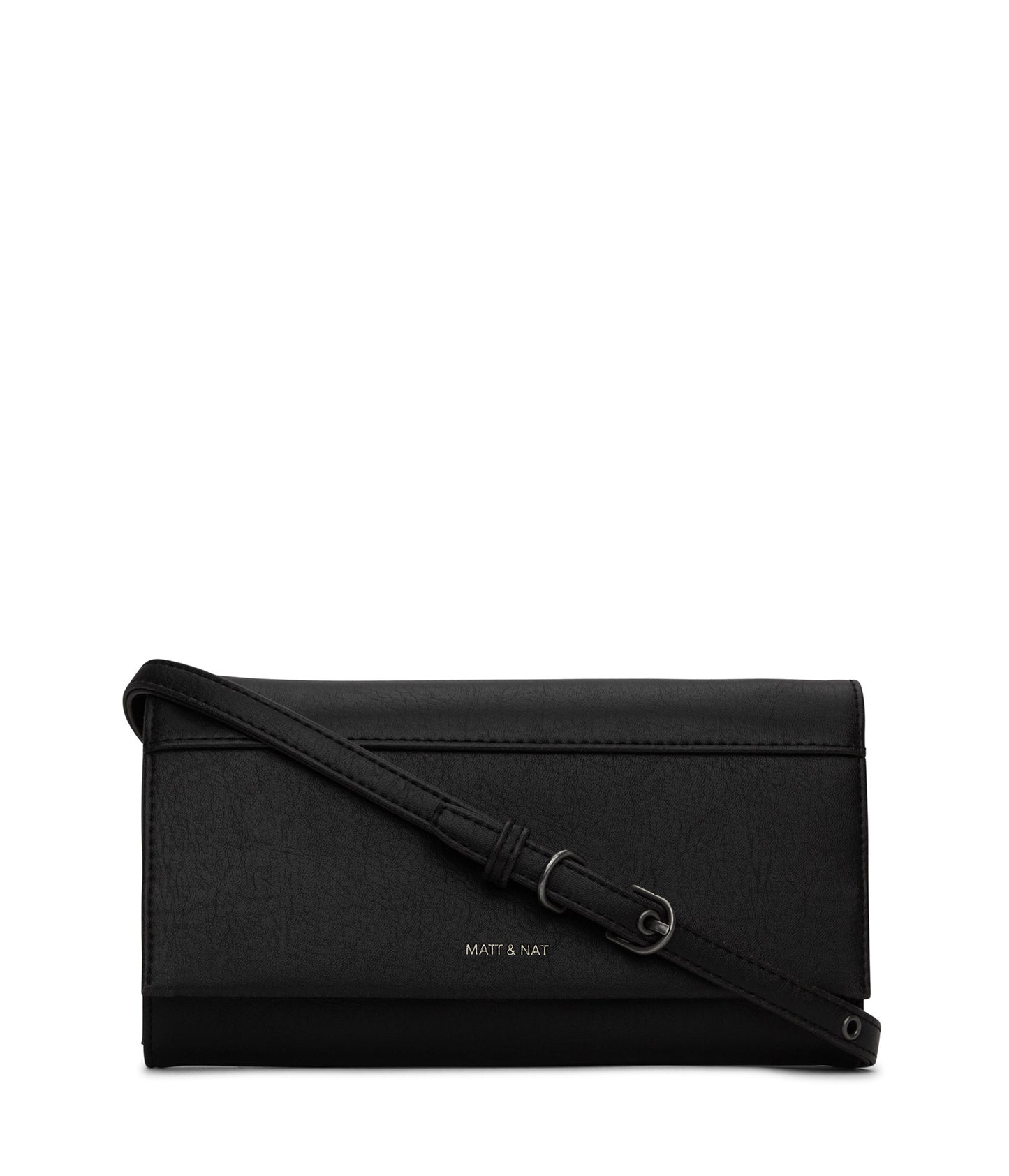 LETTE Vegan Wallet Crossbody Bag - Vintage | Color: Black - variant::black