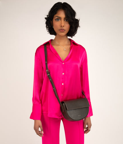 RITH Vegan Saddle Bag - Vintage | Color: Pink - variant::wisteria