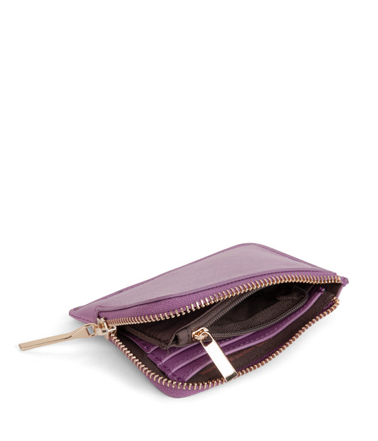 SEVASM Small Vegan Wallet - Vintage | Color: Pink - variant::wisteria