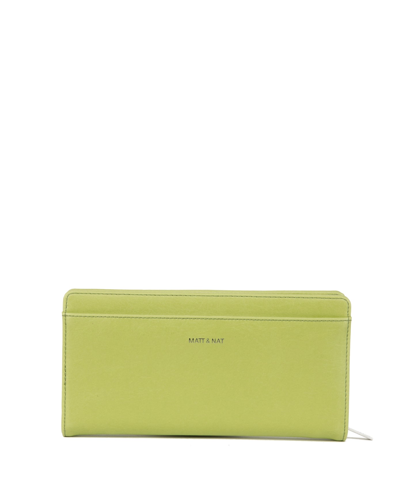 WEBBER Vegan Wallet - Vintage | Color: Green - variant::honeydew