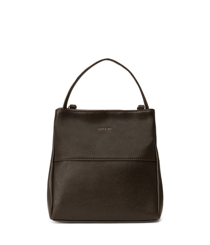 WILLASM Small Vegan Tote Bag - Vintage | Color: Brown - variant::espresso