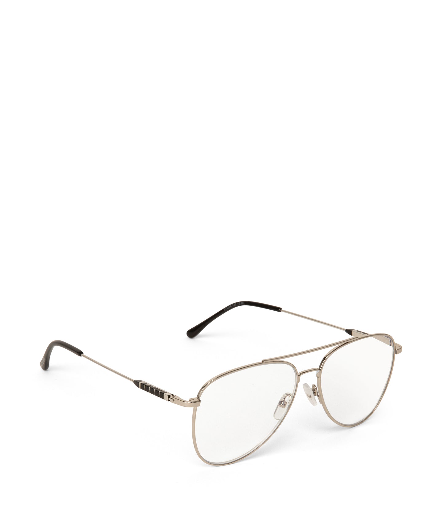 HIMARI-3 Recycled Aviator Reading Glasses | Color: Grey - variant::silver