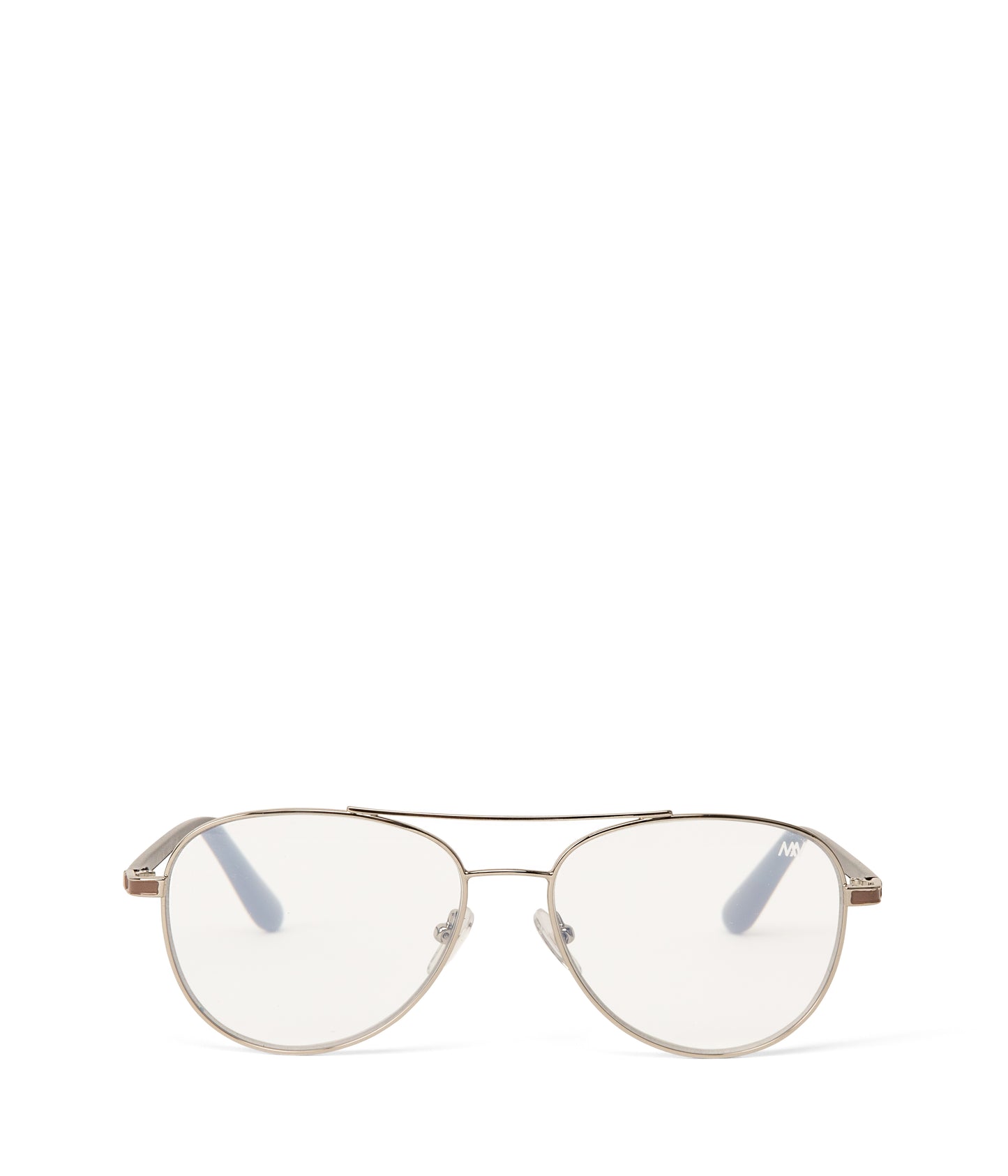 KIKKO-3 Recycled Aviator Reading Glasses | Color: Grey - variant::silver