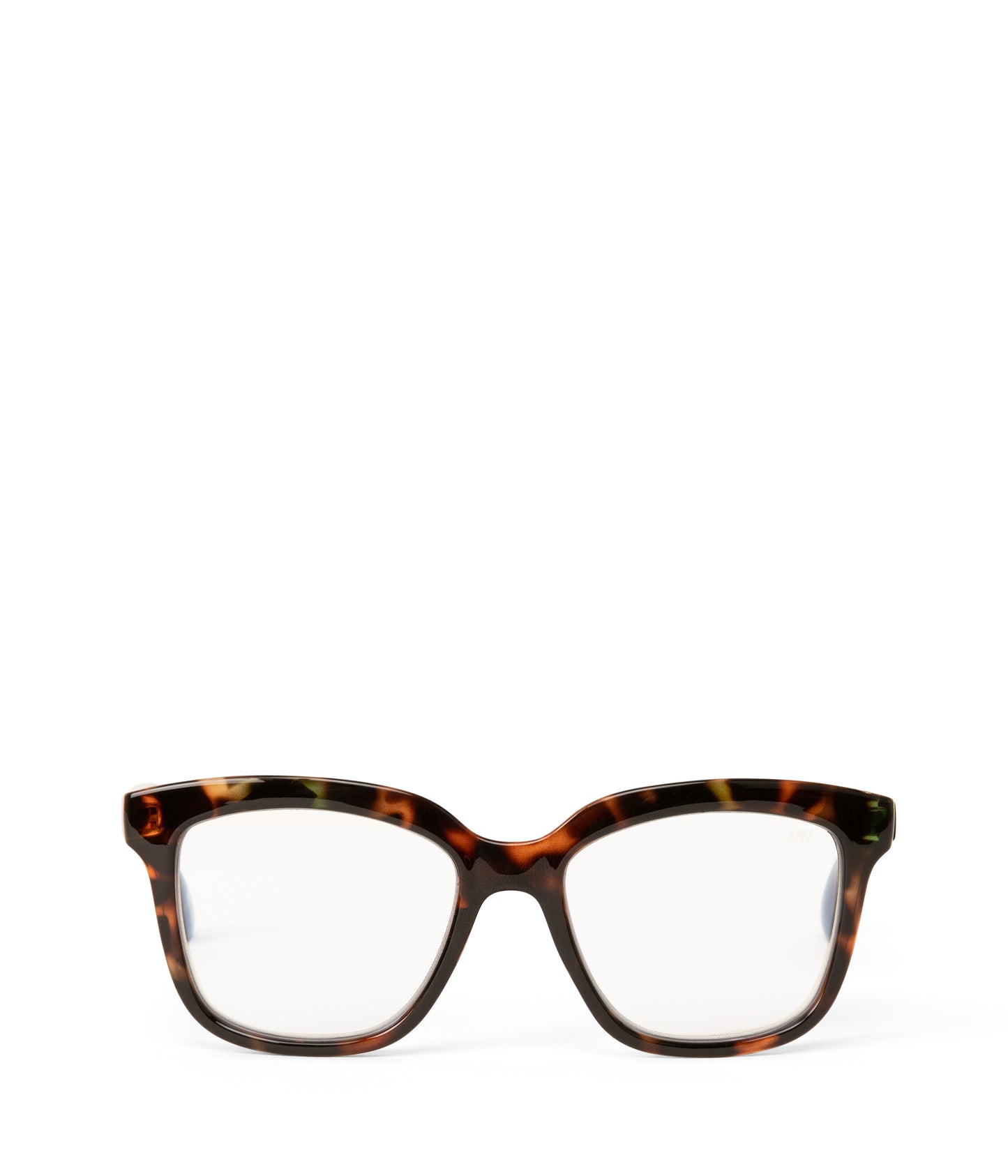 VIVIE-3 Recycled Wayfarer Reading Glasses | Color: Clear - variant::print