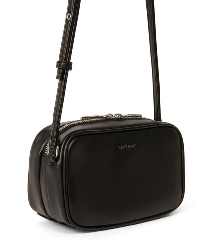 CAS Vegan Crossbody Bag - Sol | Color: Black - variant::black