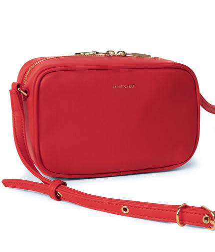CAS Vegan Crossbody Bag - Sol | Color: Red - variant::sorbet