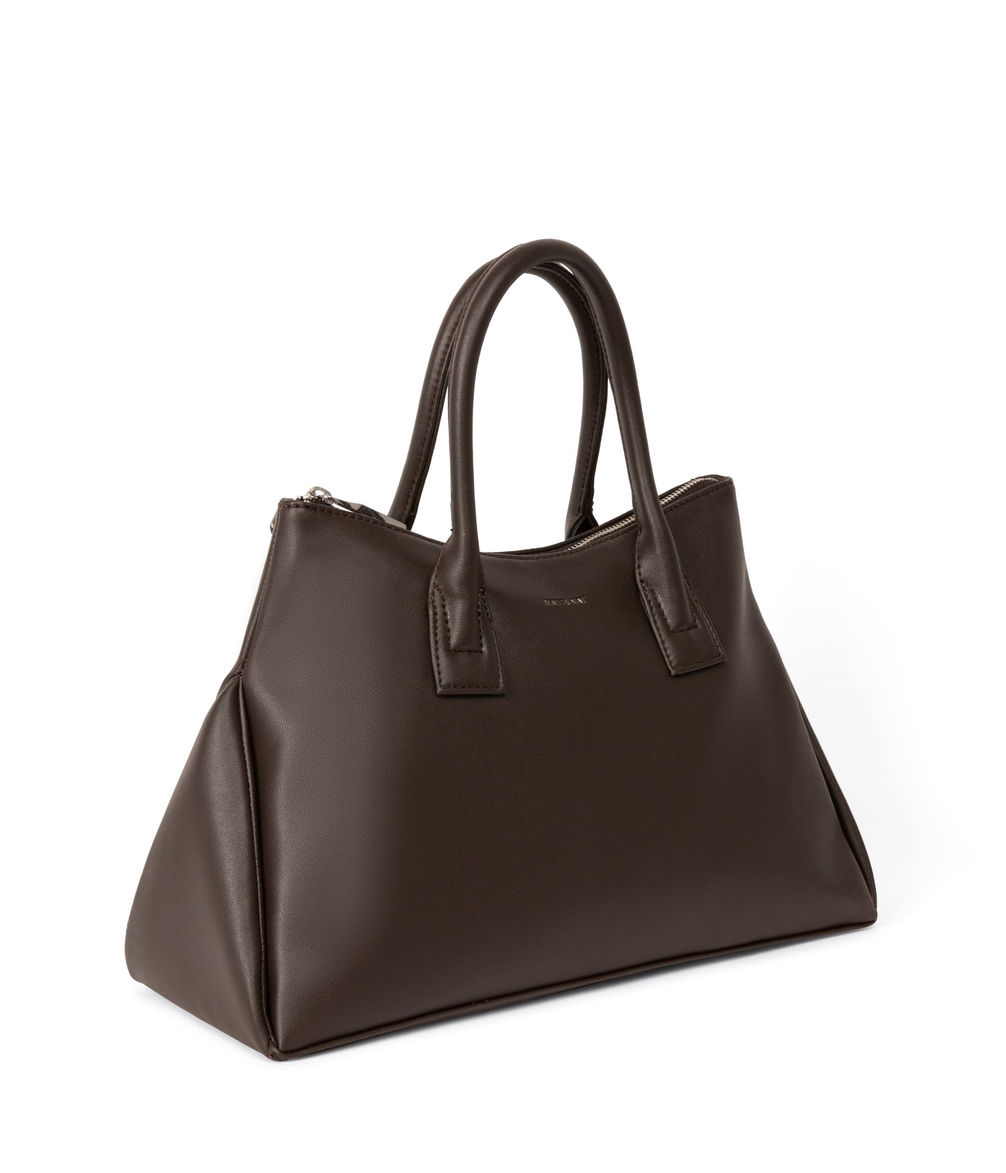 STAGE Vegan Satchel - Sol | Color: Brown - variant::espresso
