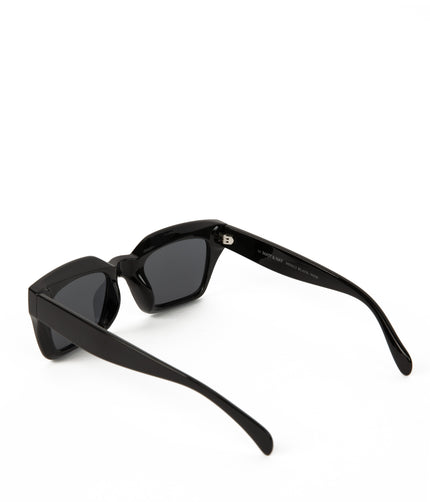 MEHA-2 Recycled Square Sunglasses | Color: Black, Grey - variant::black