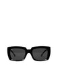 CERA-2 Recycled Rectangle Sunglasses | Color: Black & Grey - variant::blkgry