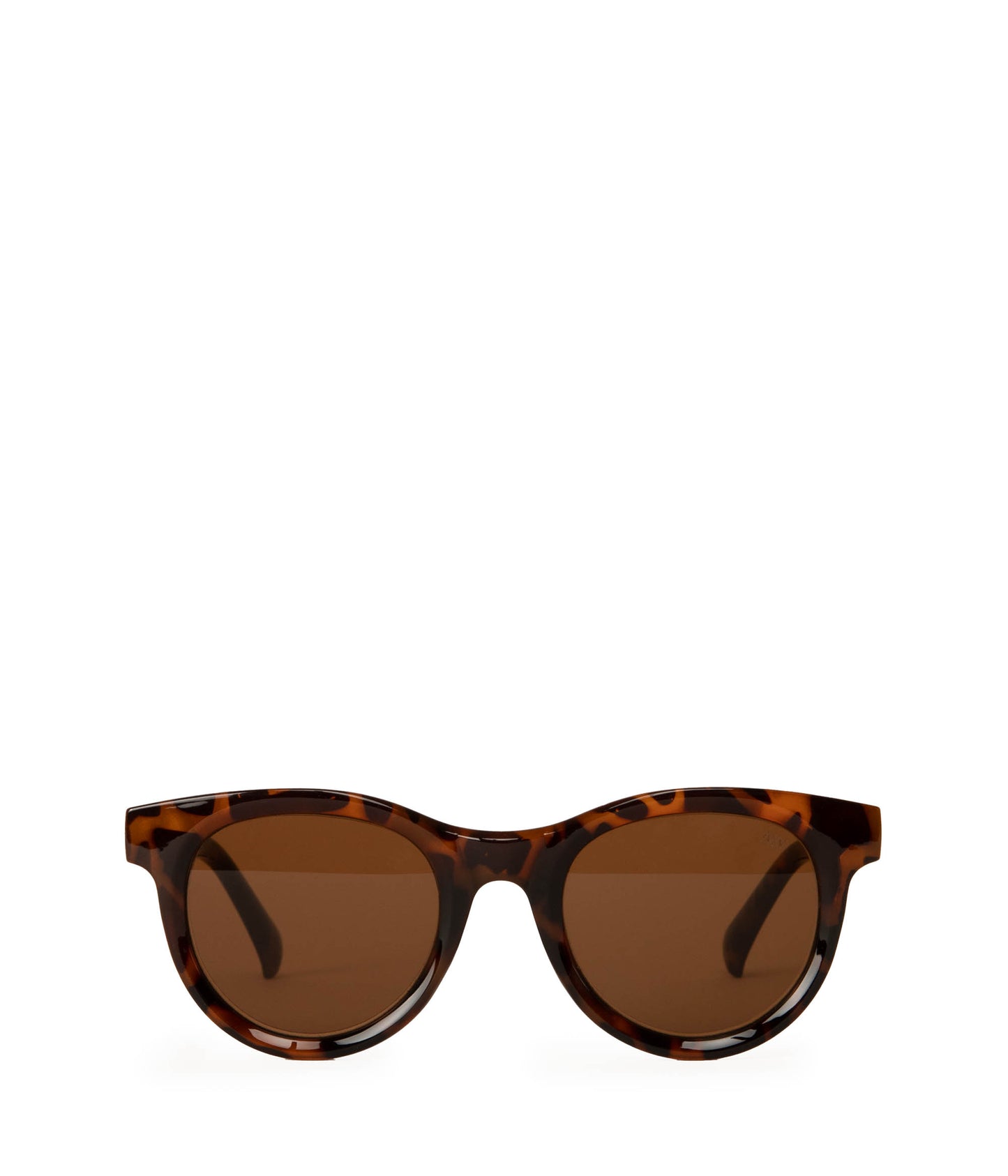 JAZI-2 Recycled Round Sunglasses | Color: Brown - variant::brown