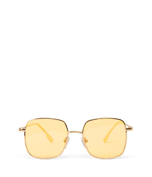 KAYASM Small Square Sunglasses | Color: Gold, Yellow - variant::gold