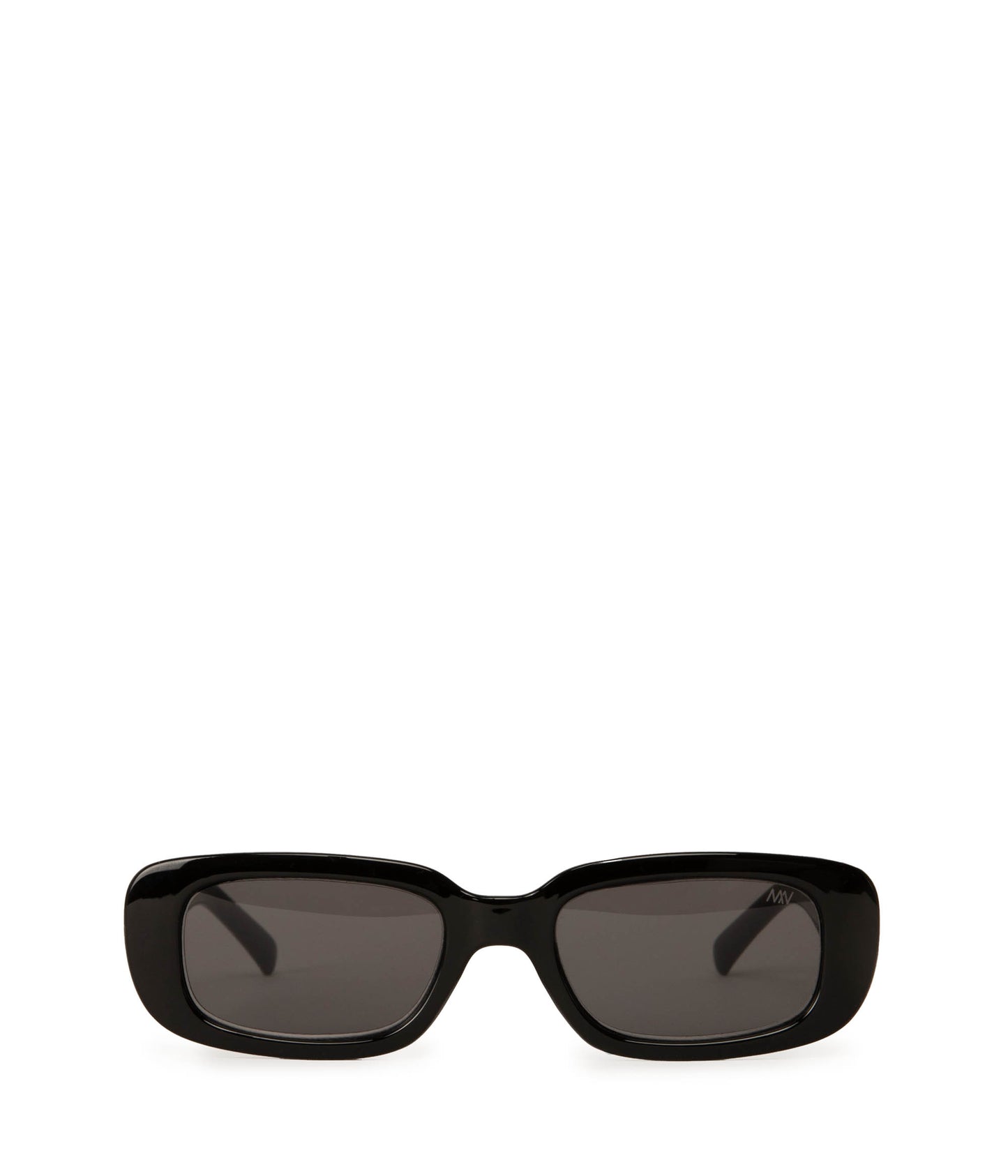 KIIN-2 Recycled Rectangle Sunglasses | Color: Black, Grey - variant::black