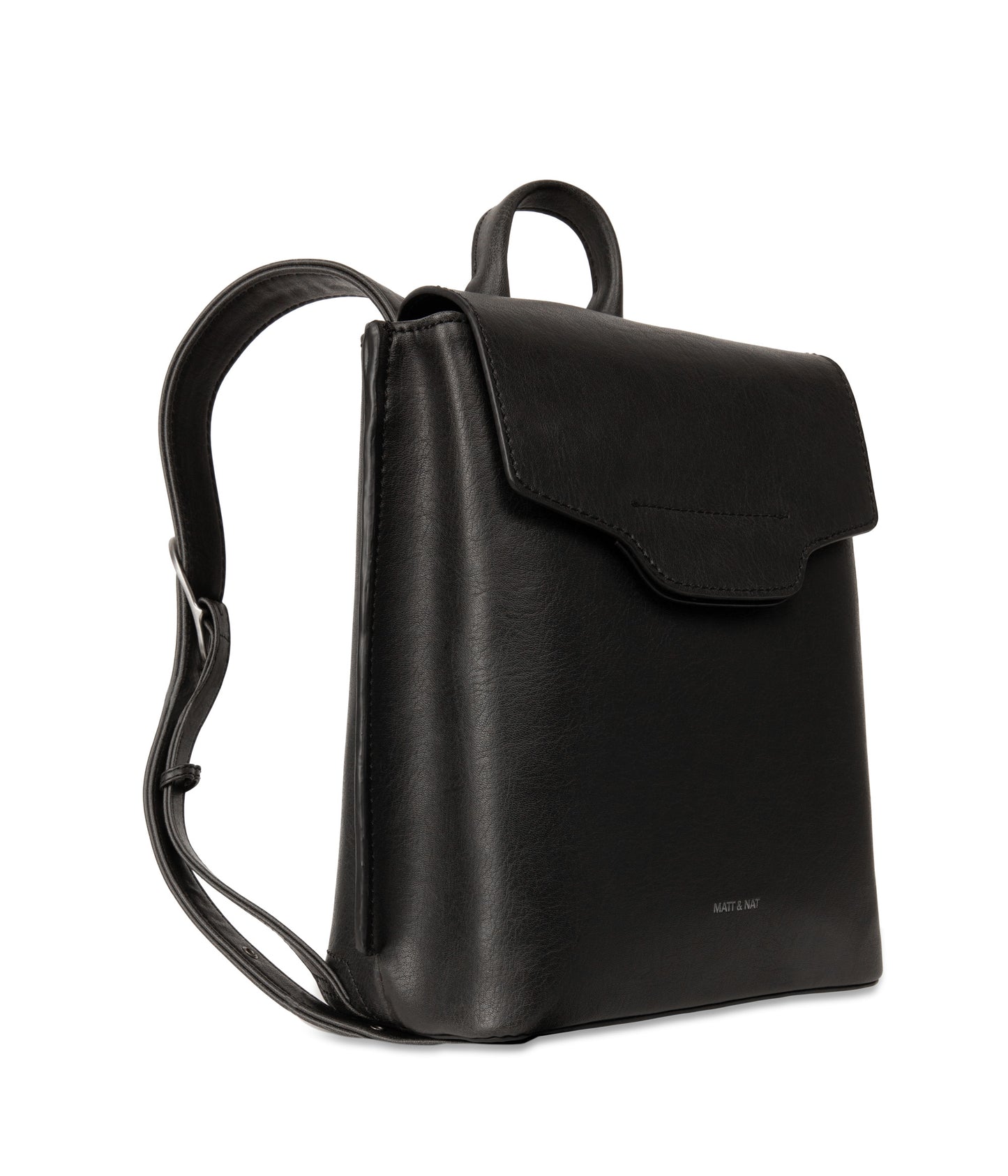 CHELLE Small Vegan Backpack - Vintage | Color: Black - variant::black