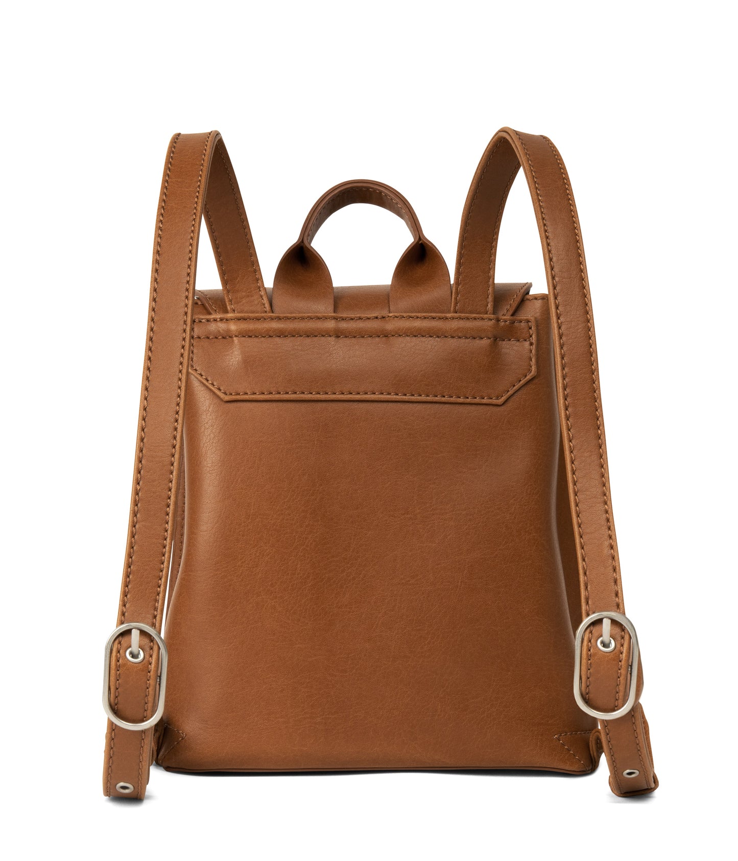 CHELLE Small Vegan Backpack - Vintage | Color: Brown - variant::chili