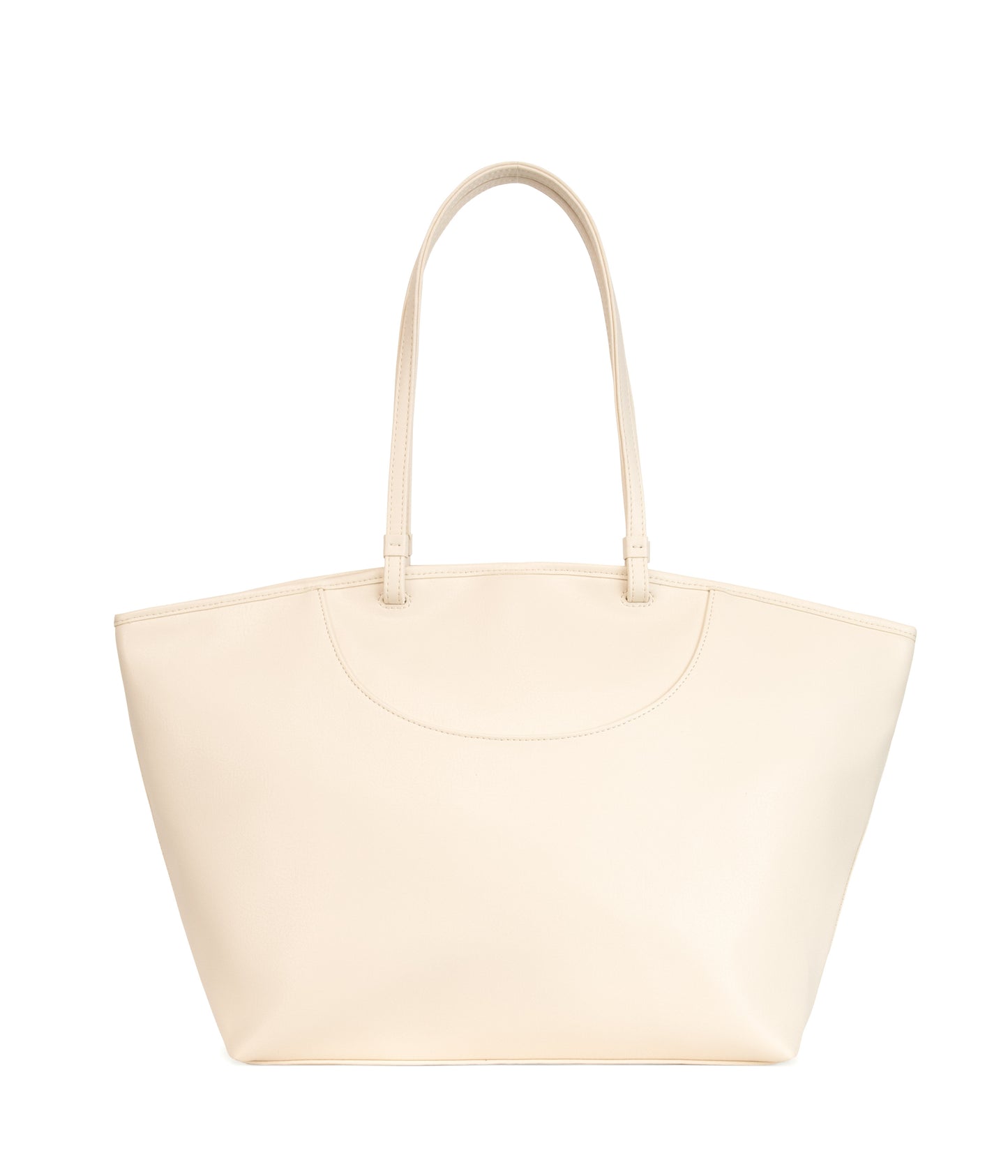 ALLIE Large Vegan Tote Bag - Arbor | Color: White, Beige - variant::macadamia