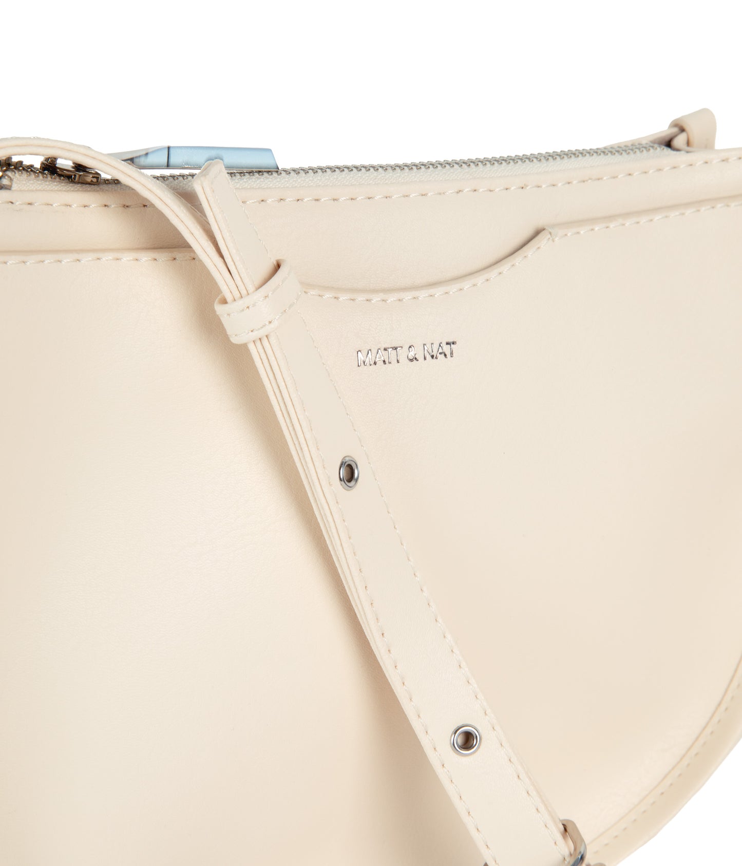 CHARLIE Vegan Crossbody Bag - Arbor | Color: White, Beige - variant::macadamia