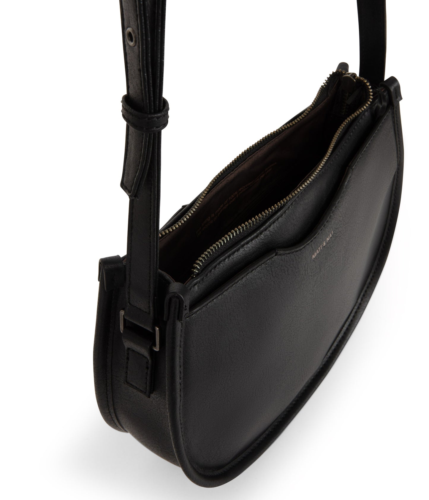 CHARLIE Vegan Crossbody Bag - Arbor | Color: Black - variant::black