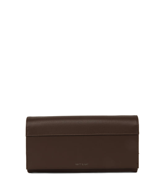 LETTE Vegan Wallet Crossbody Bag - Arbor | Color: Brown - variant::decaf